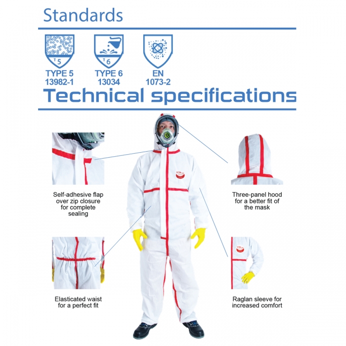 WEE COVER TYPE 5/6 WEECOVER MAX 1 COVERALL